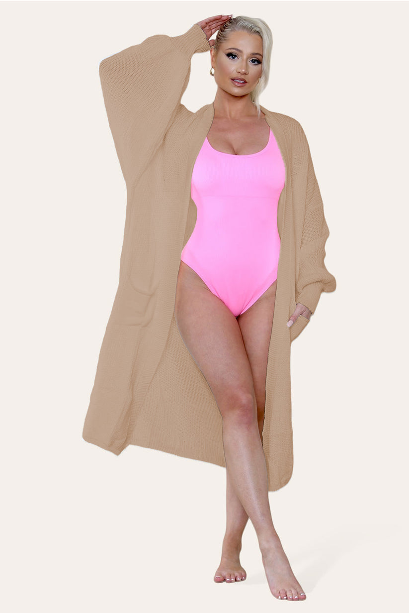 Ladies Balloon Sleeve Cardigan