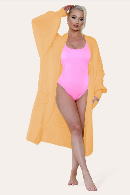 Ladies Balloon Sleeve Cardigan