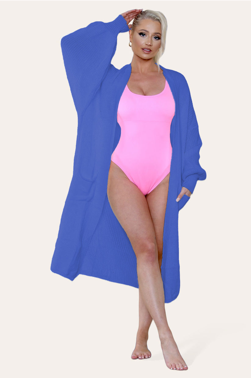 Ladies Balloon Sleeve Cardigan