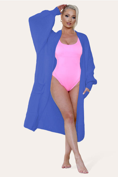 Ladies Balloon Sleeve Cardigan