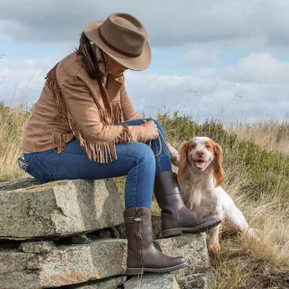 Hudson Mid Boots - Chocolate