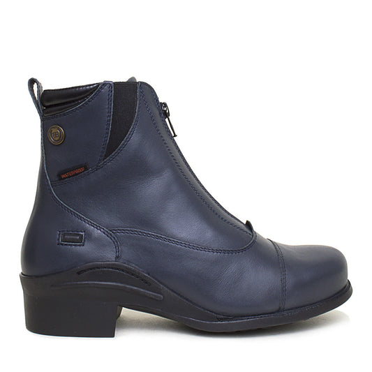 Idaho Storm Waterproof Jodhpur Riding Boots - Navy