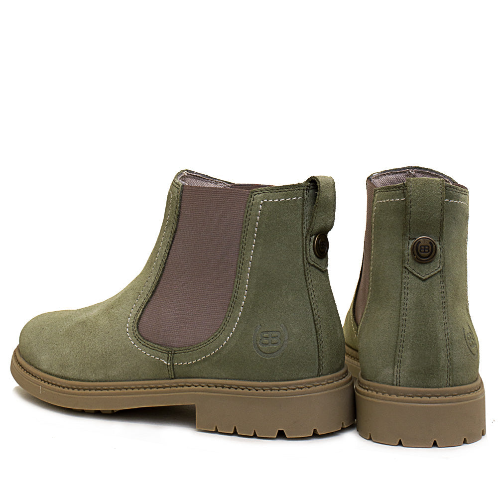 Toddy Short Boot - Sage Green